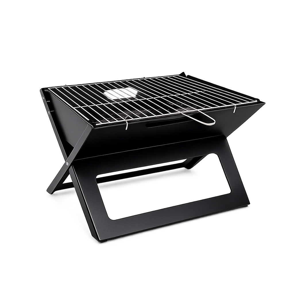 Összecsukható fém grill sztal